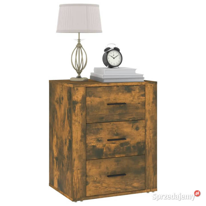 Szafka nocna przydymiony dąb 50x36x60 WM816717