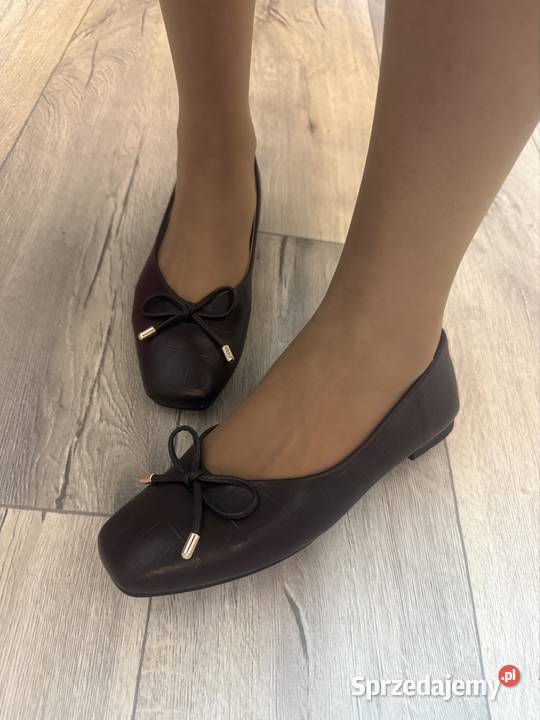 40 Brązowe czekoladowe baleriny wieczorowe Nowe inna Kraków