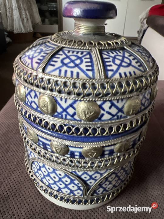 Bomboniera sygnowana porcelana ceramika antyk Zabrze