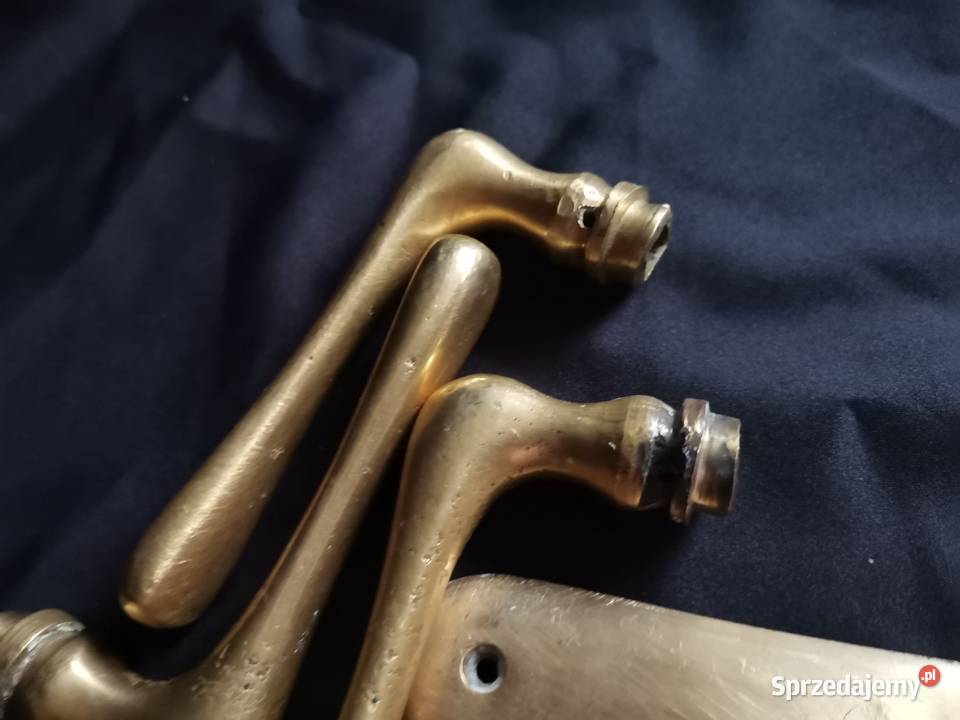 Stare przedwojenne klamki szyldy okucia stary Katowice sprzedam