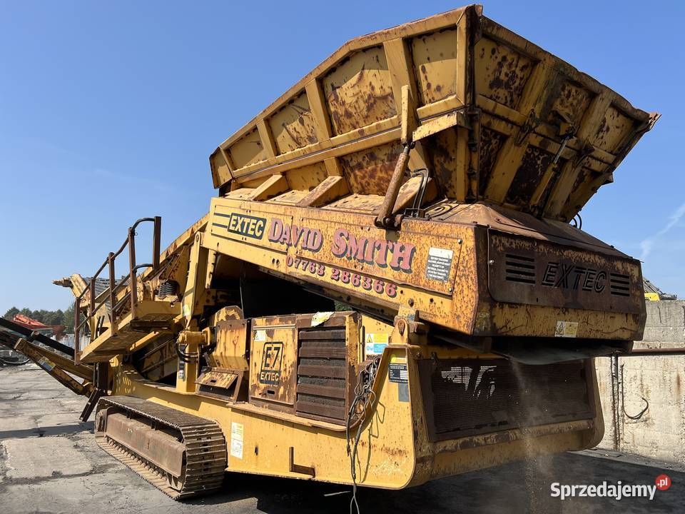 Przesiewacz Extec E7 Sandvik QE340 Zator