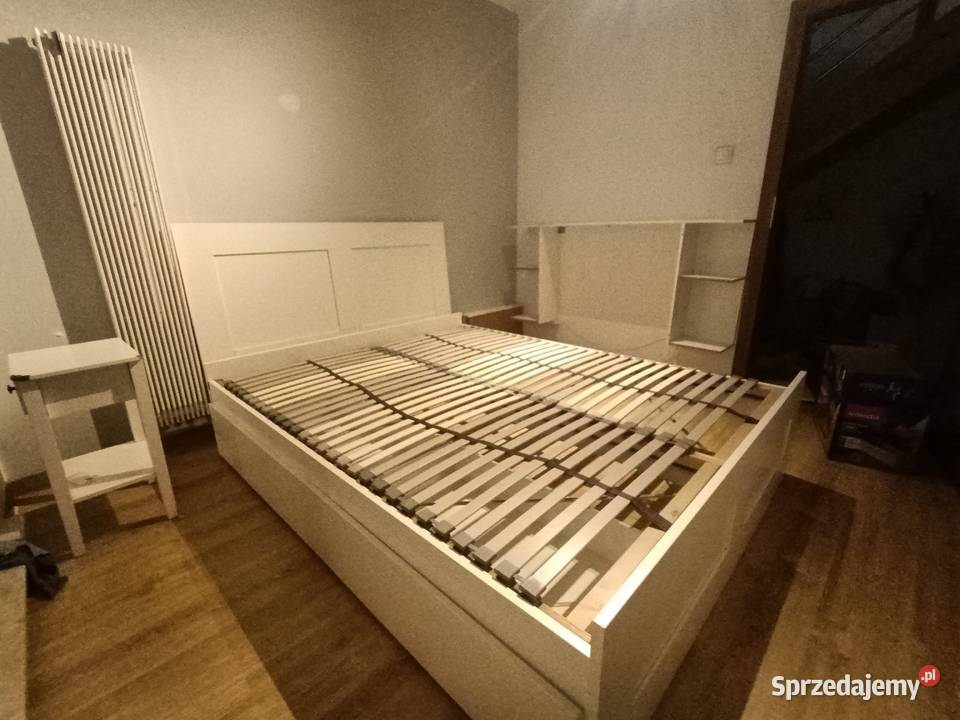 ikea lnset 160x200 łóżko ze stelażem i Wrocław
