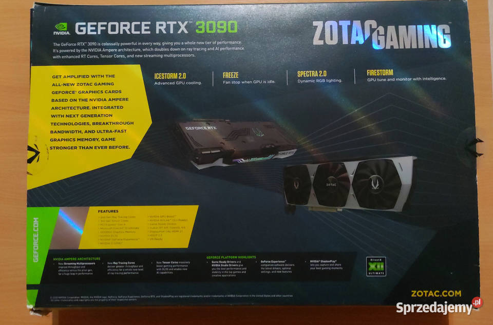 Karta graficzna RTX 3090 Zotac Gaming OC 24GB Żyrardów