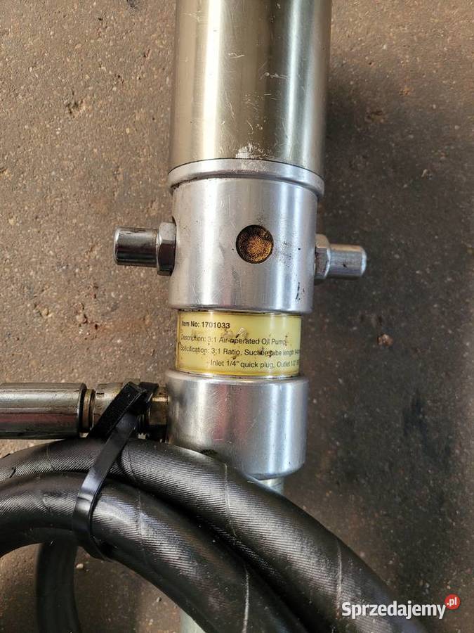 PNEUMATYCZNA POMPA DO OLEJU Motoryzacja Stojadła