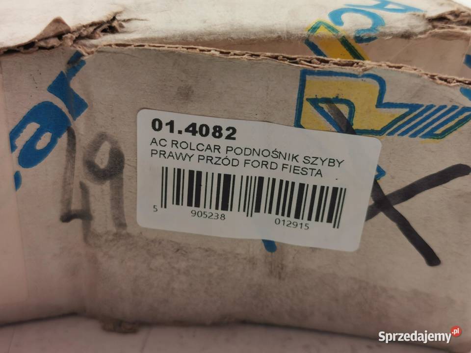 PODNOŚNIK SZYBY PRAWY PRZÓD FORD FIESTA 2002