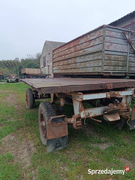 Przyczepa rolnicza Hw60 wywrotka nieuszkodzony Piła