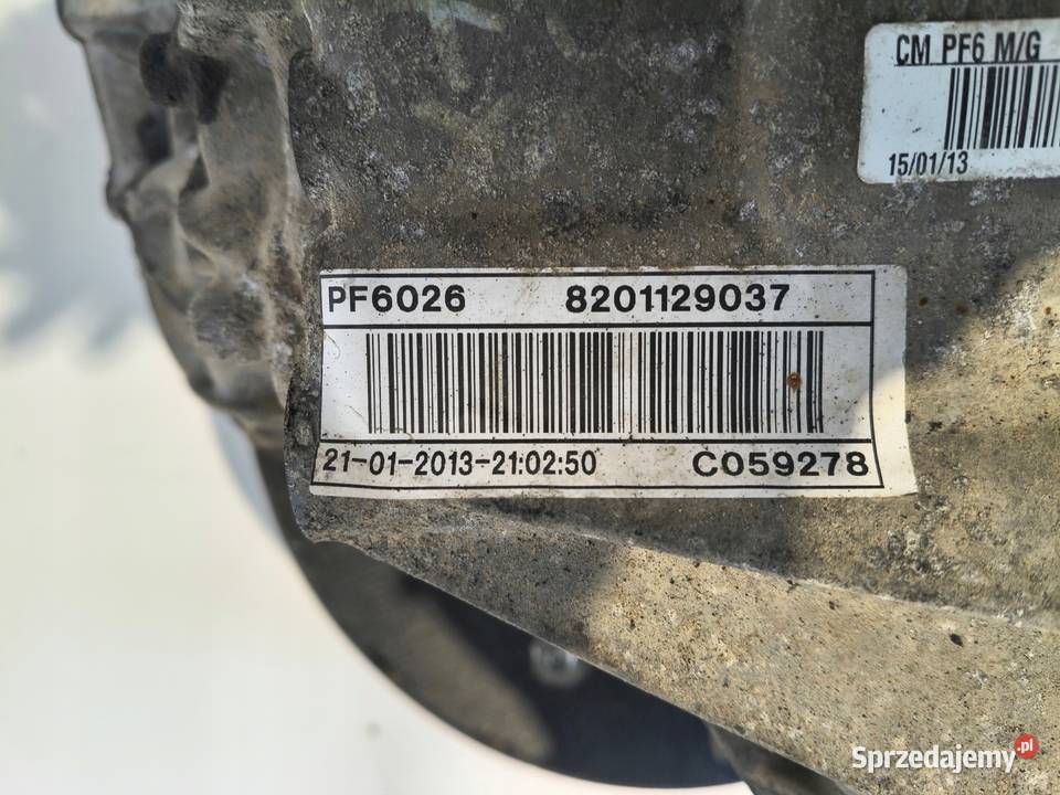 SKRZYNIA BIEGÓW Renault Trafic Opel Vivaro 20 Chełm sprzedam