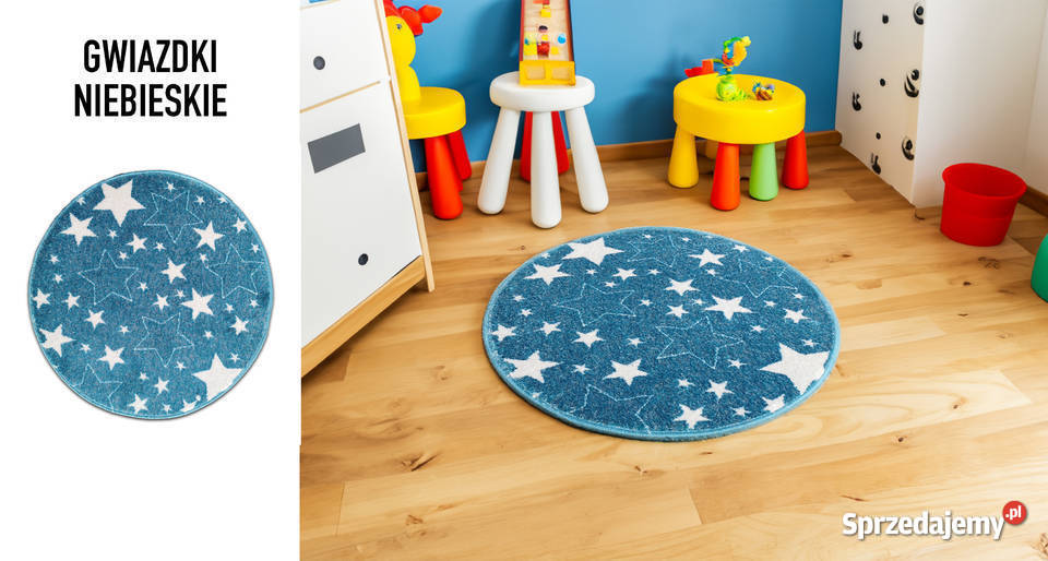 DYWAN DO POKOJU DZIECIĘCEGO KOŁO GWIAZDKI Białystok