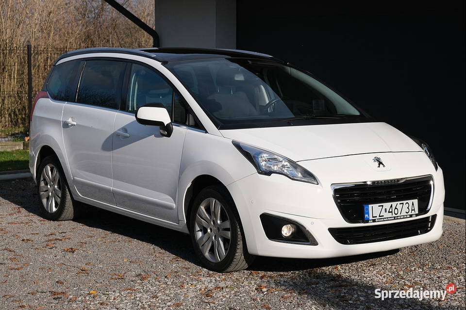Peugeot 5008 FL 20 HDi 7miejsc Allure nawigacja światła do jazdy dziennej Zamość