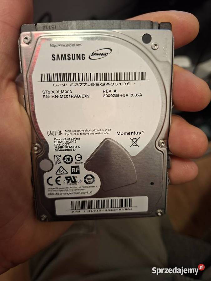 Samsung Dysk HDD 2TB Dyski Gorzów Wielkopolski