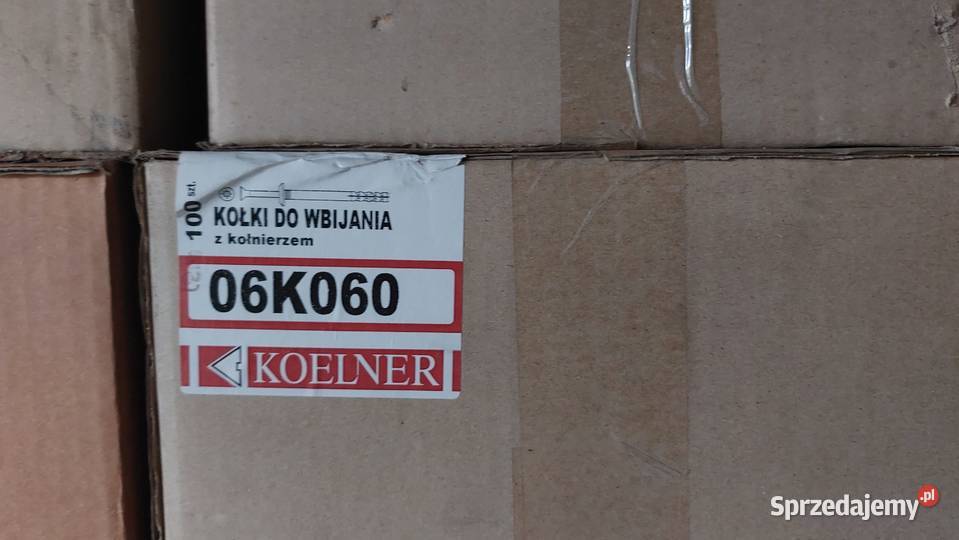 06k060 koelner kołki do wbijania z kołnierzem Dąbrowa Górnicza sprzedam