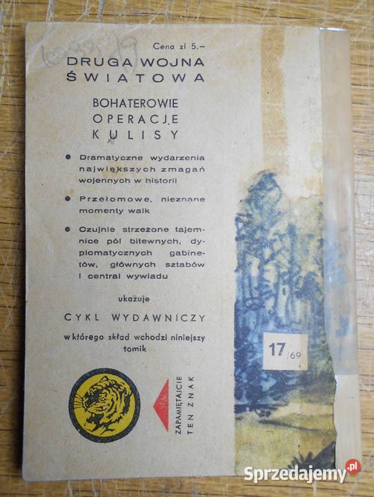 Żółty Tygrys Operacja Sturmwind 1769 historyczne Parczew sprzedam