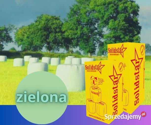 Zielona Folia do sianokiszonki SOLIDSTAR 500 i Golub-Dobrzyń sprzedam