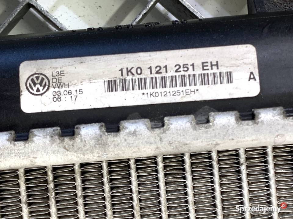 CHŁODNICA WODY VW GOLF VI 16 90 1K0121251EH 0814 podkarpackie