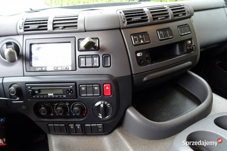 DAF CF 250 Euro 6 burto firanka z windą706 blokada mostu Góra Kalwaria