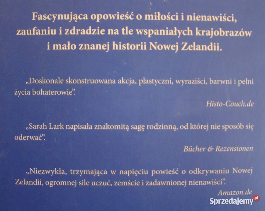 W krainie białych obłoków Sarah Lark literatura piękna - proza zagraniczna Limanowa