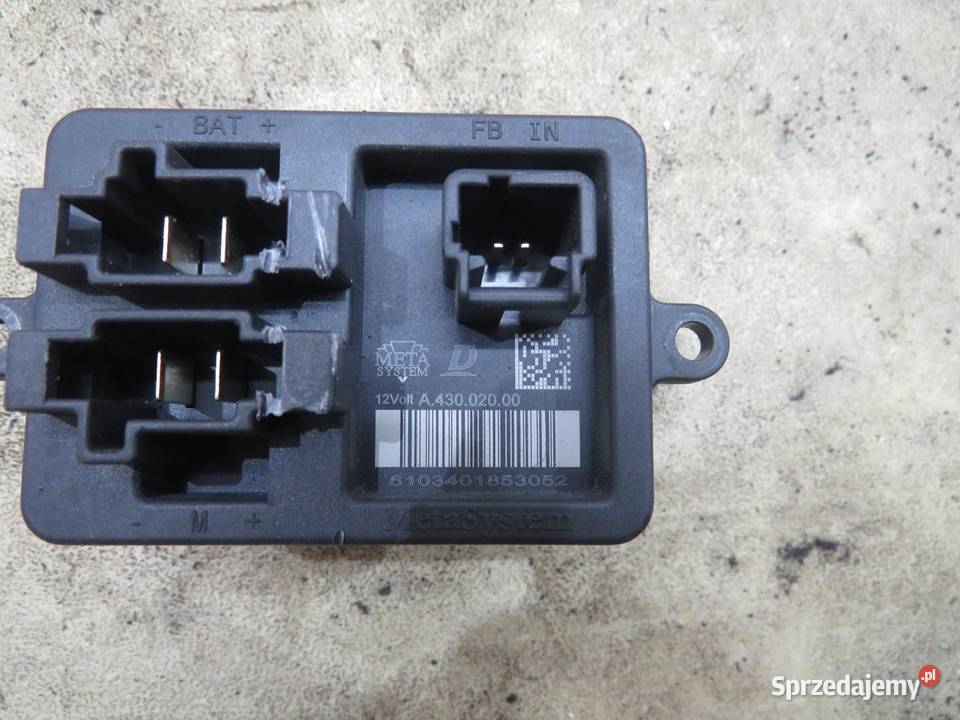 REZYSTOR DMUCHAWY FIAT TIPO II 14 osobowe sprzedam