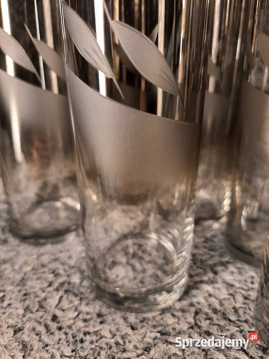 Komplet gastronomiczmy szklanki kieliszki inny kolor lubuskie Zielona Góra