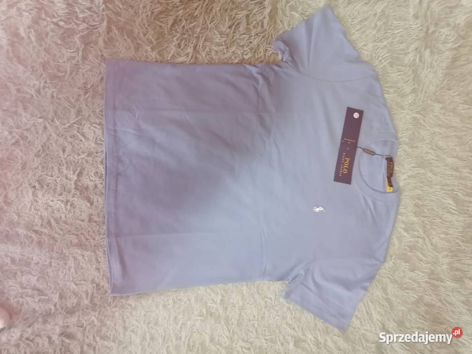 Błękitny tshirt Polo Ralph Lauren M Legnica sprzedam