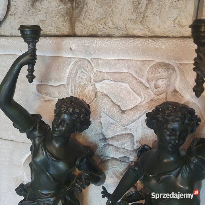 Dwie duże figuralne sygnowane podstawy do Wrocław sprzedam