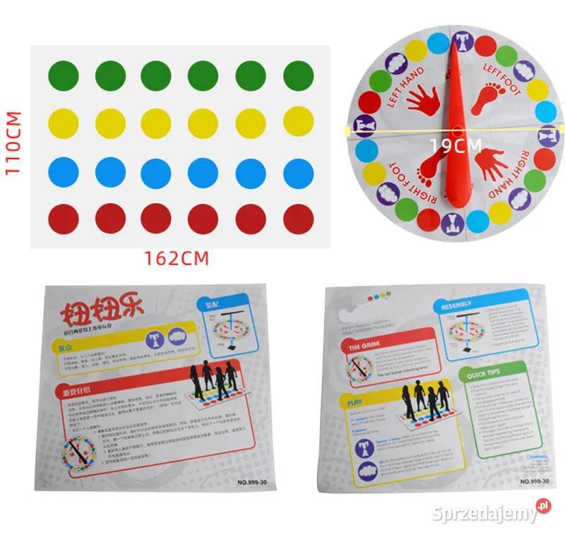 Gra rodzinna towarzyska TWISTER Zręcznościowa Płock