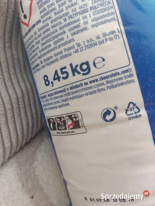 Proszek do prania bryza 845 warmińsko-mazurskie Mrągowo sprzedam