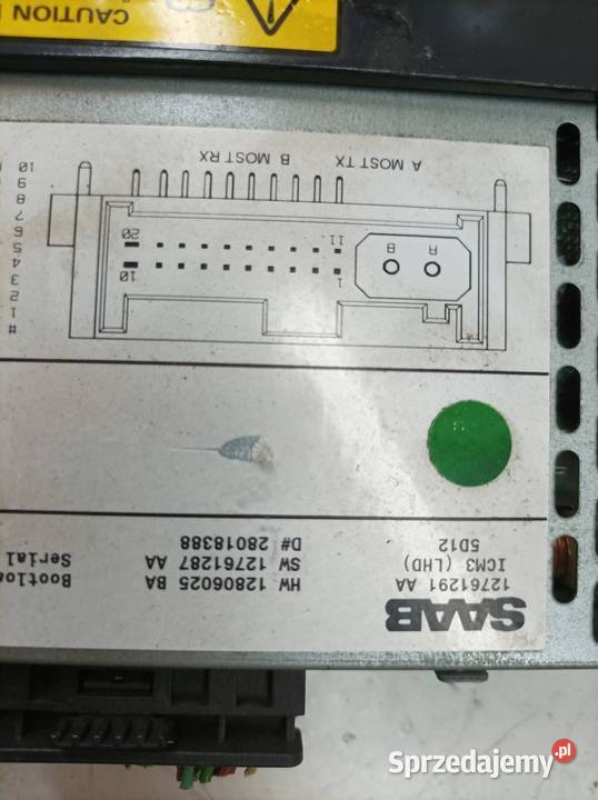 RADIONAWIGACJA 12806025BA Saab 93 II 20022014