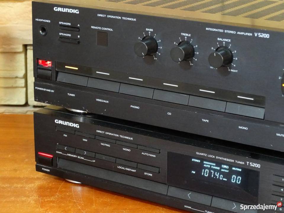 Wzmacniacz i tuner Grundig mocny WYSYŁKA Jasło