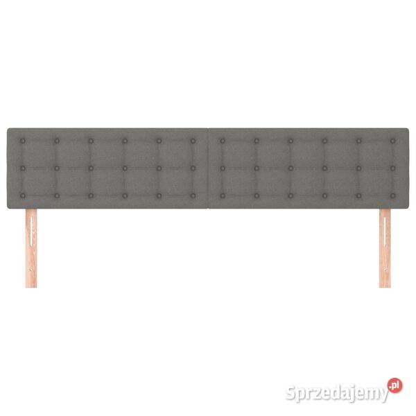 vidaXL Zagłówki do łóżka 2 ciemnoszary 80x5x7888 Warszawa