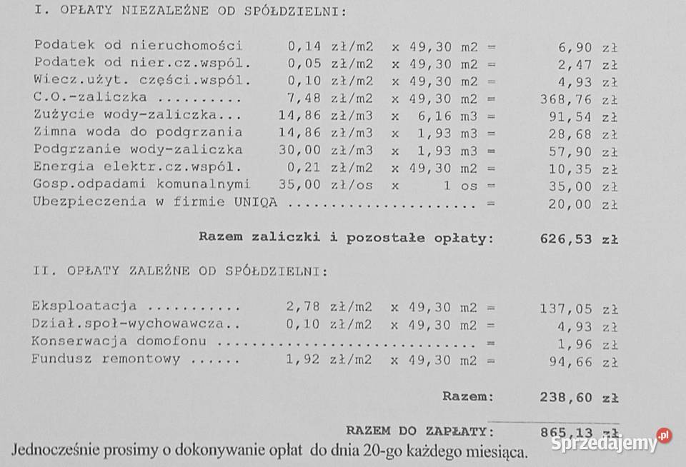 Kraków Stojałowskiego mieszkanie 50m do