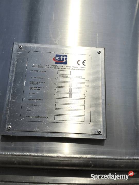 Zbiornik ze stali KO izolowany grzany 22000 l Tłuchowo