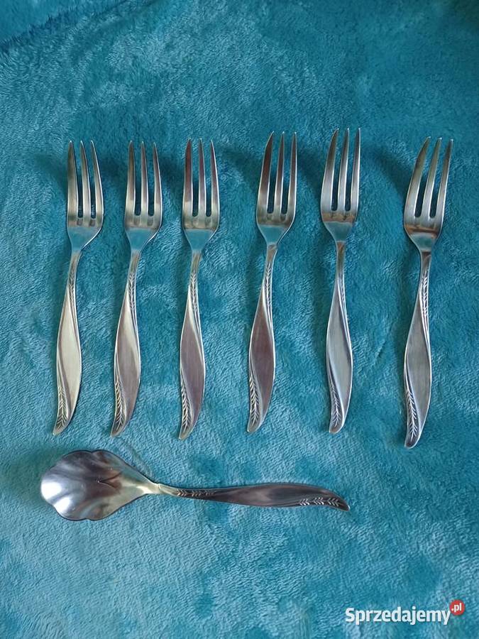 Widelczyki do ciasta Hefra plater Wzór Łódź