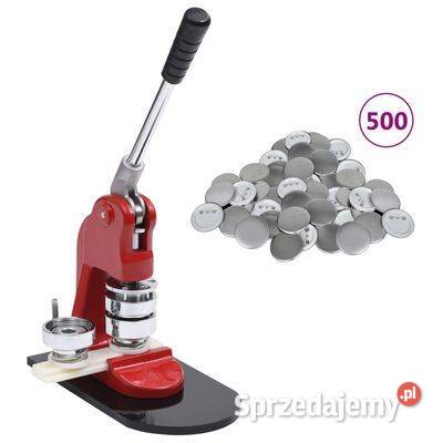 vidaXL Maszynka do przypinek i 500 przypinek 37 mazowieckie Warszawa