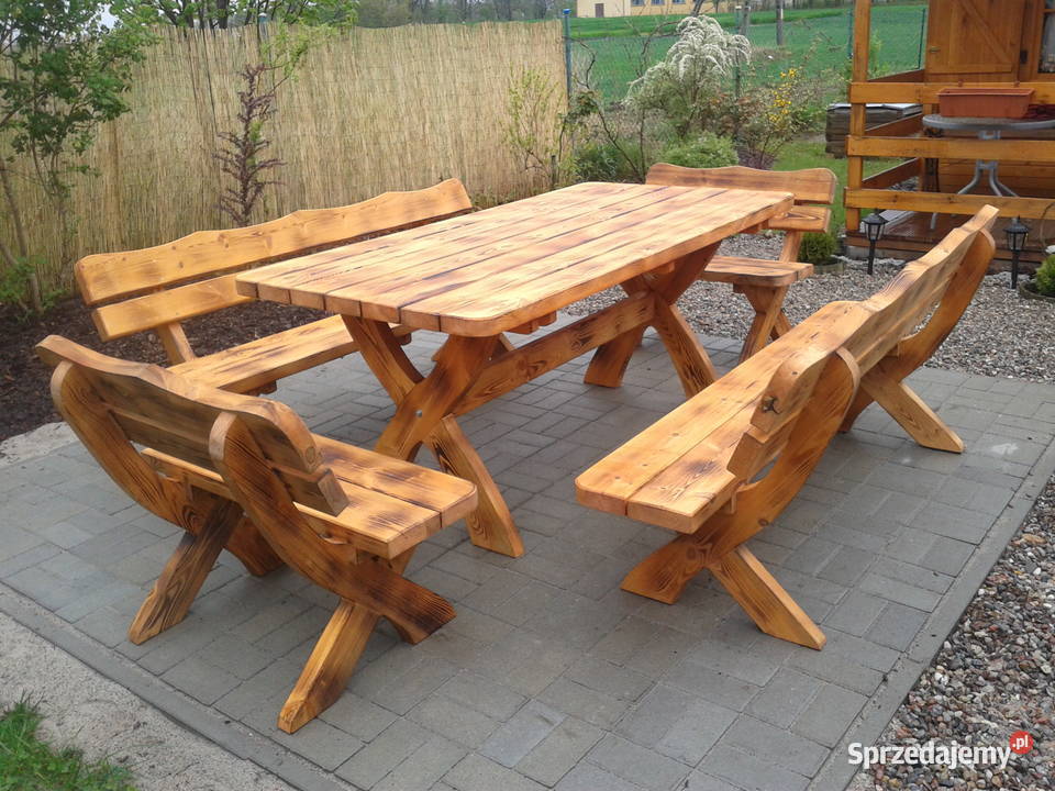 Biesiadny piękny komplet ogrodowy Bydgoszcz