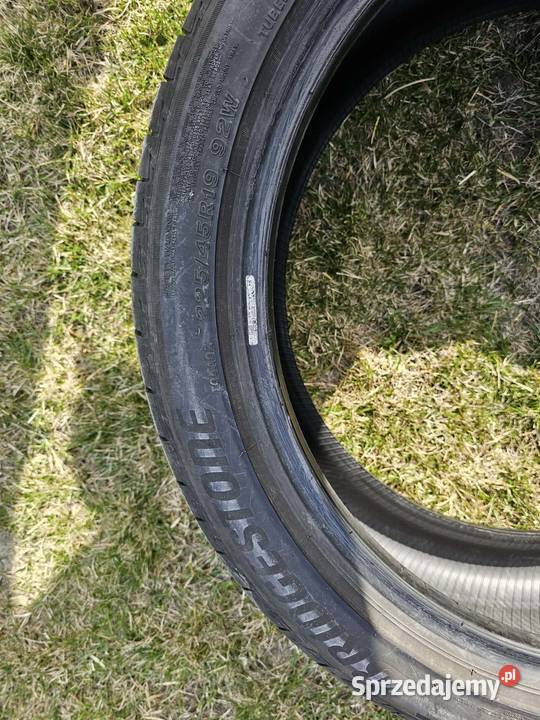 Opony letnie Bridgestone Turanza 22545 R19 łódzkie Złoczew