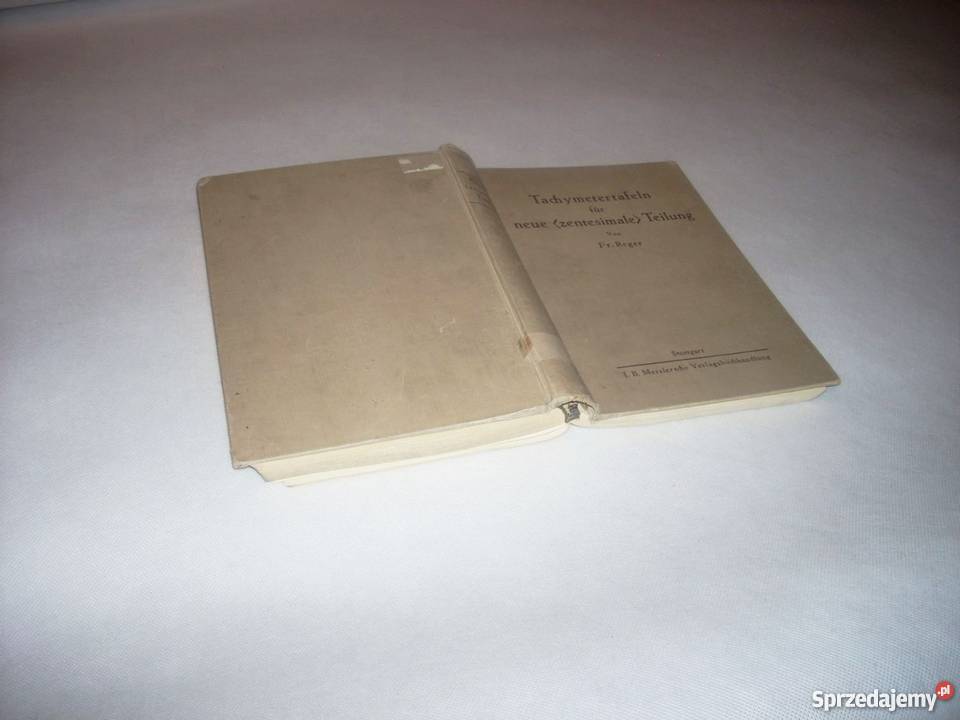 Tachymetertafeln Tablice tachimetryczne 1940 r Lesko