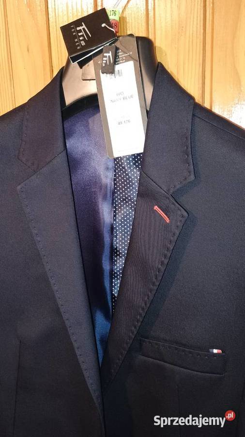 Marynarka IVO NAVY BLUE Rozmiar M Odzież wyjściowa Lubartów