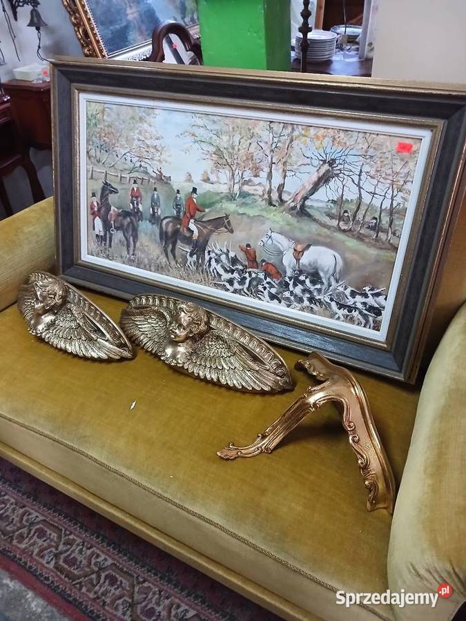 Obraz mysliwski Malarstwo lubelskie Tarnogród