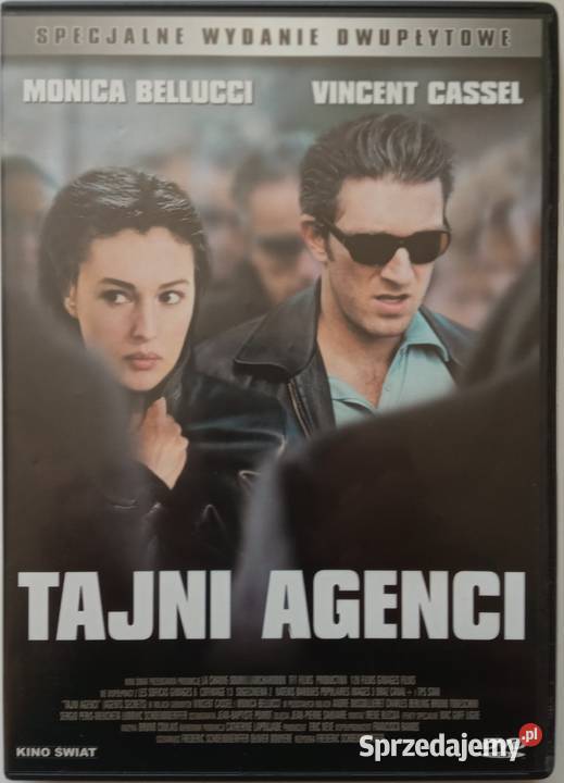 Tajni Agenci 2DVD Monica Bellucci Vincent Cassel Łódź sprzedam