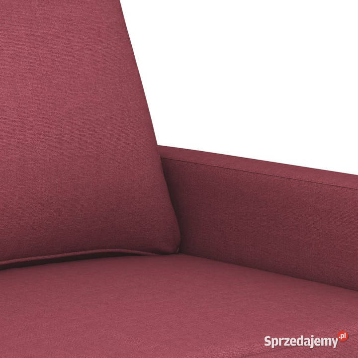 Sofa 2osobowa winna czerwień 140 tapicerowana Warszawa