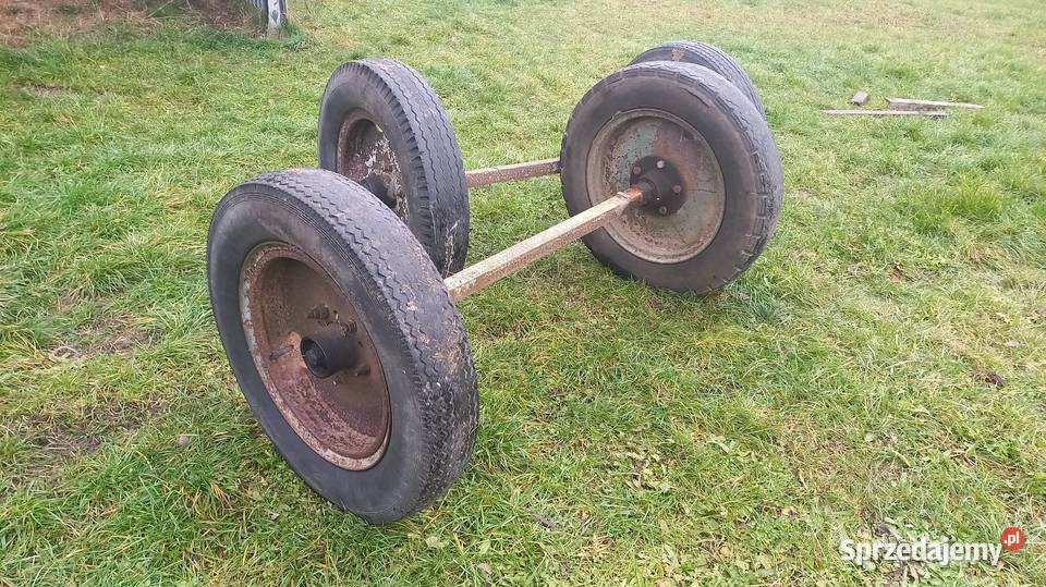 Oski z kołami do dwukołówkiwózka Nowy Korczyn sprzedam
