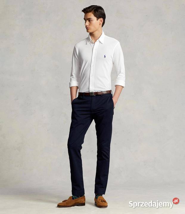 Koszula męska Ralph Lauren bawełniana biała Ralph Lauren podlaskie Białystok