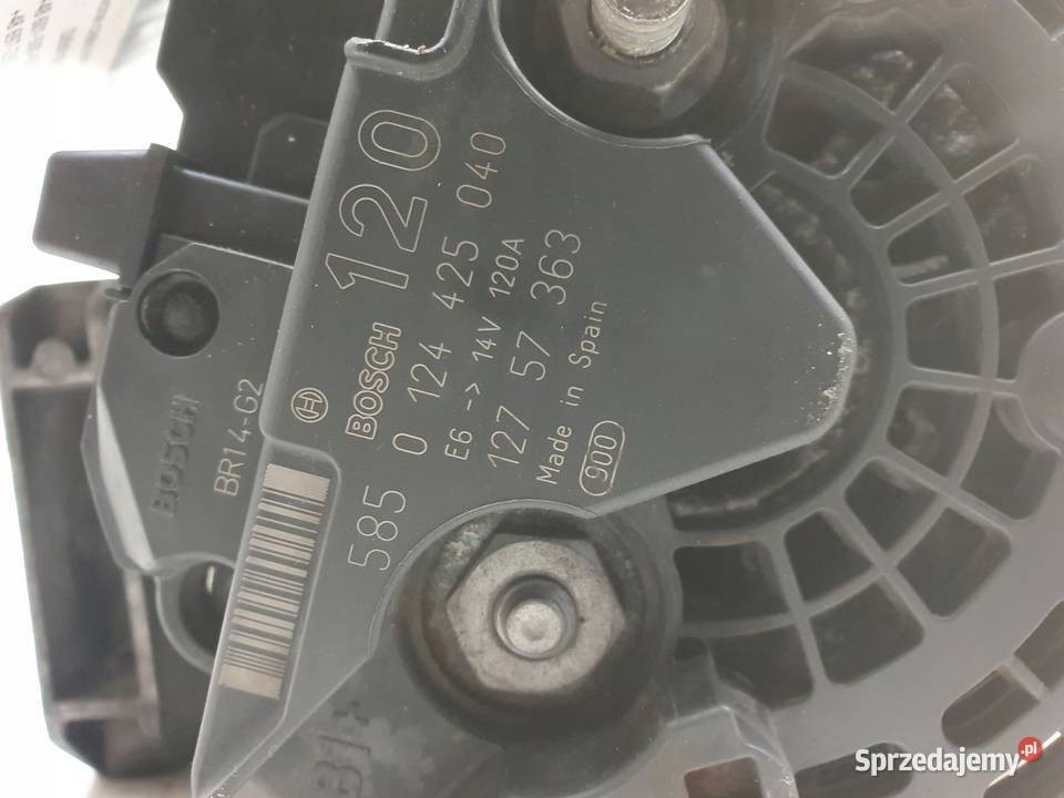 ALTERNATOR Saab 93 93 II 20 T bosch 0124425040 Układ elektryczny silnika Chełm