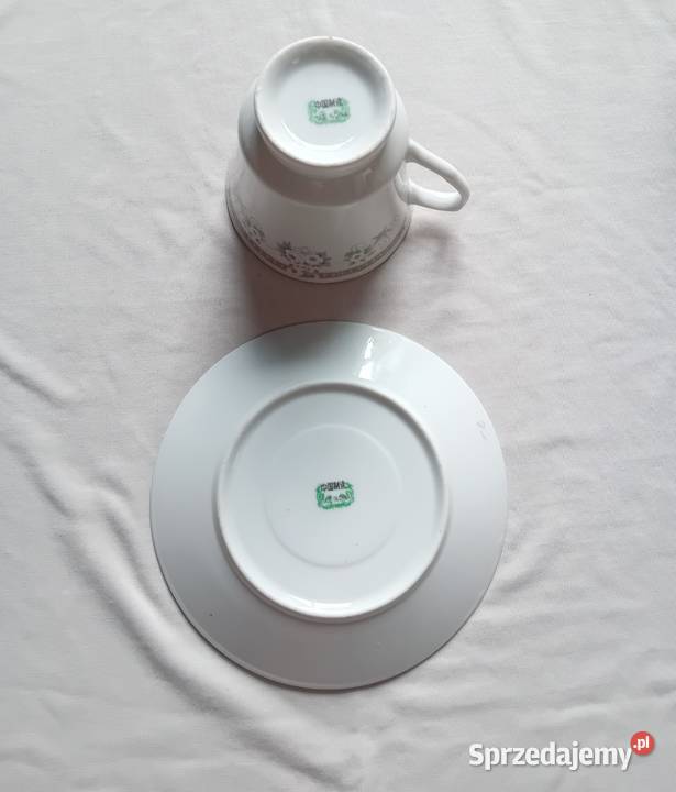 Filiżanka duo porcelana chińska lata 60e70e XX w wielkopolskie Koźminek