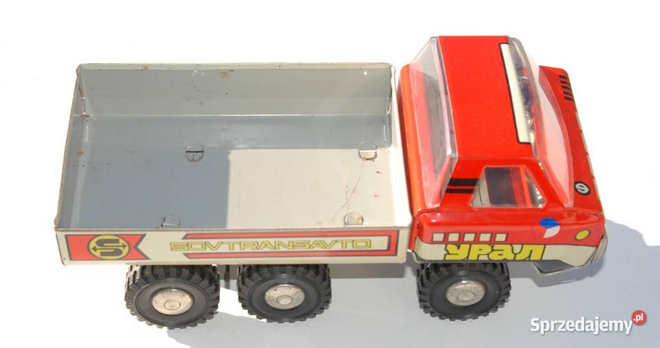Stara zabawka samochód metalowy Ural USSR antyk Cieszyn sprzedam