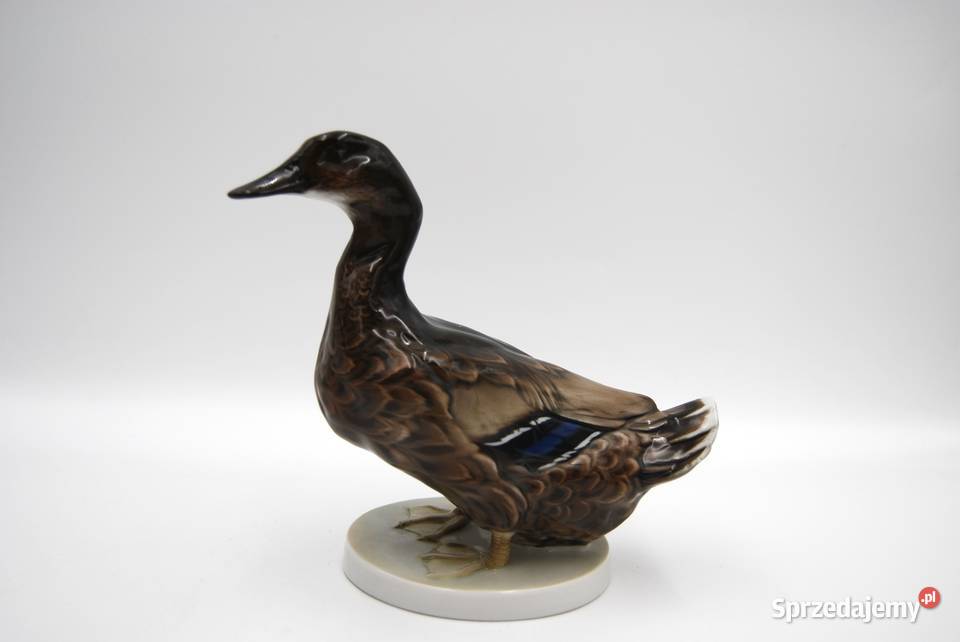 Porcelanowa figura Rosenthal Kaczka projekt Poznań