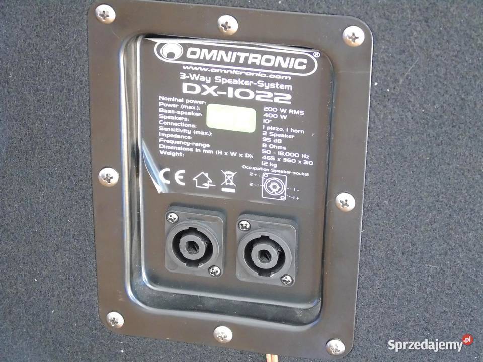 Kolumny estradowe Omnitronic 2x 400 wat sprawne Jasło