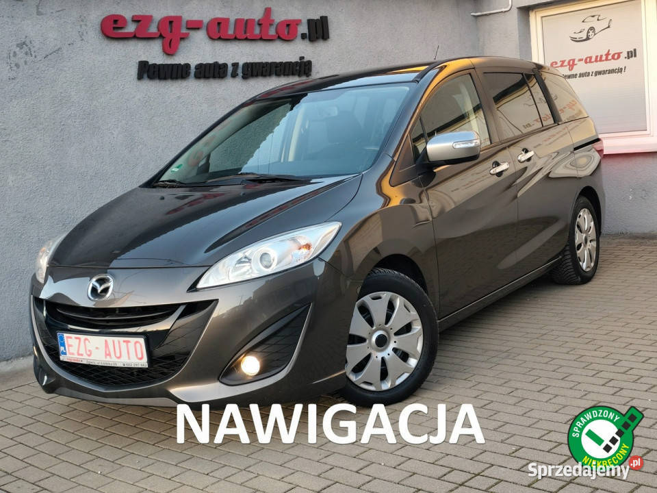 Mazda 5 7 osób I wł bezwypadkowy serwis bogata czujnik deszczu łódzkie Zgierz