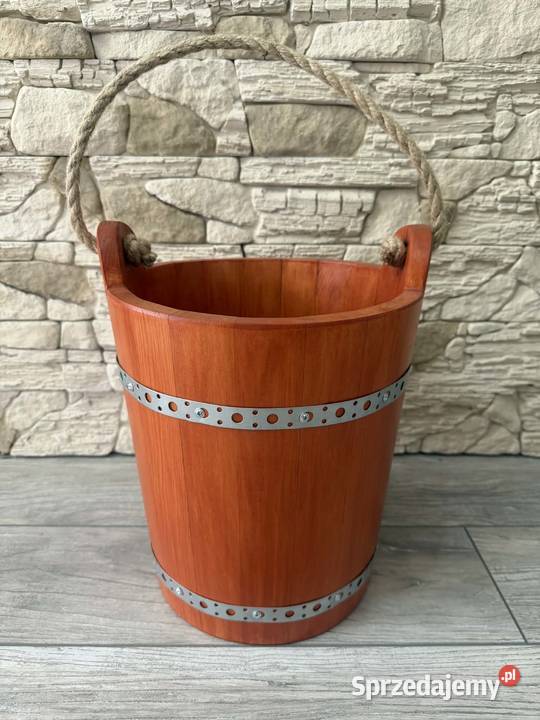Wiadro drewniane ozdobne dekoracyjne wiaderko do Dębica