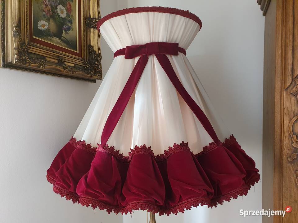 Mosiężna Lampa Stojąca Podłogowa z pięknym Lampy podłogowe Szymanowice